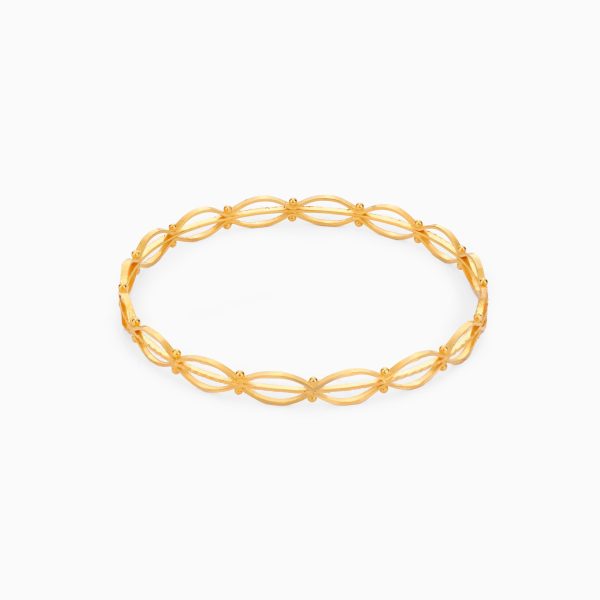 Tiesh 22kt Gold Eternity Bangle