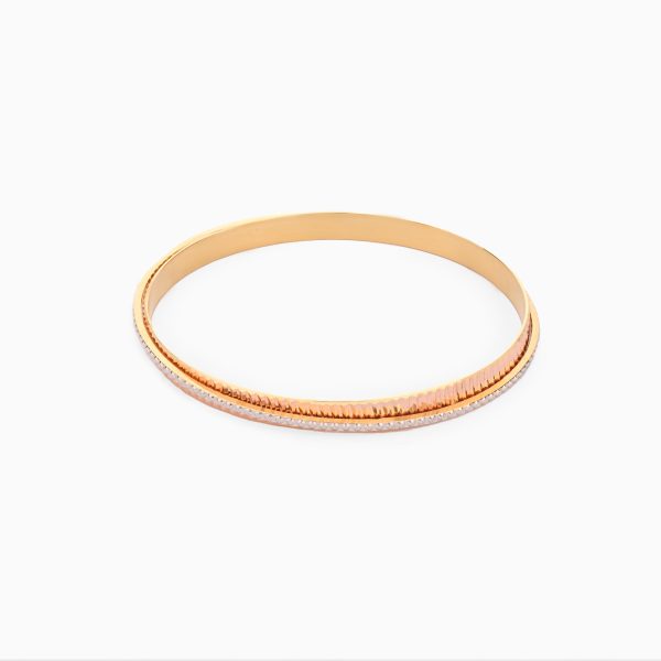 Tiesh 22kt Gold Cocktail Bangle with Diamonds