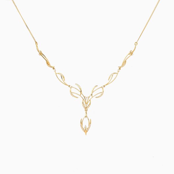 Tiesh Diamond and 22kt Gold Necklace for Moments that Matter